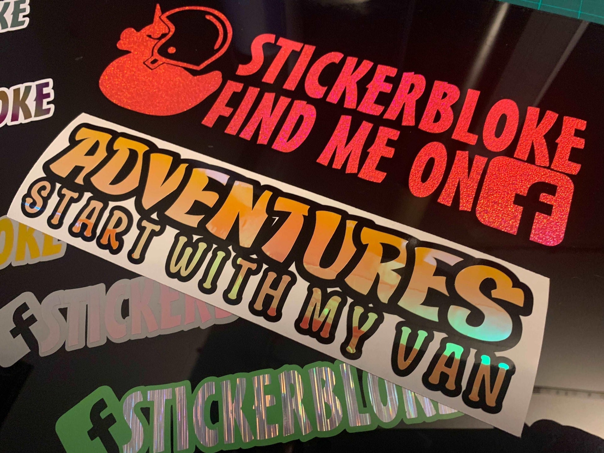 ADVENTURES START WITH MY VAN - STICKERBLOKE