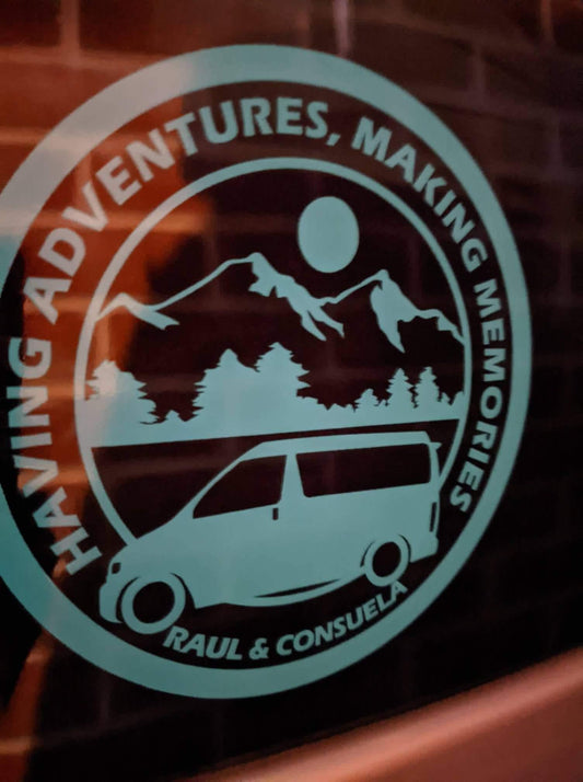 HAVING ADVENTURES MAKING MEMORIES BONGO - STICKERBLOKE