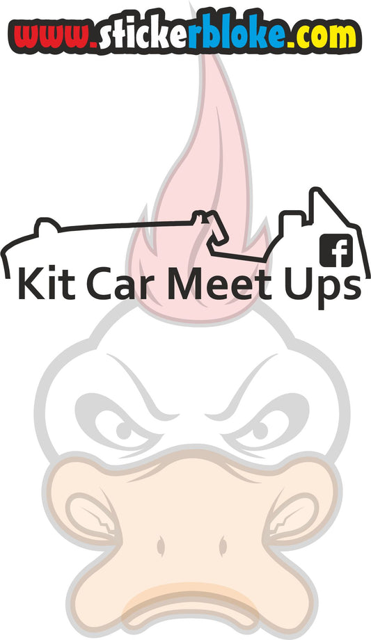 KIT CAR MEET UPS CLUB STICKER