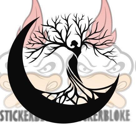 Tree of life lady - STICKERBLOKE