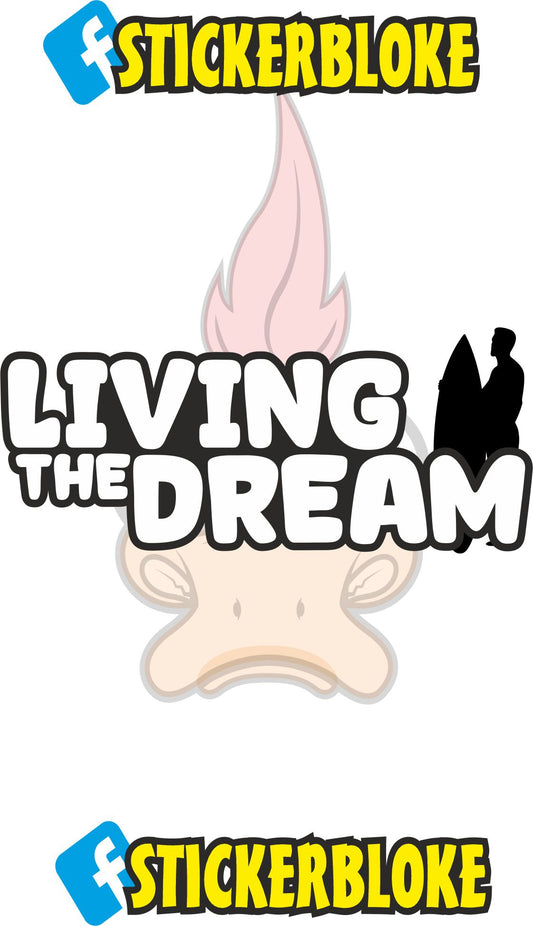 LIVING THE DREAM MALE SURFER