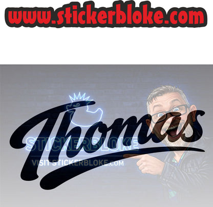 SCRIPT NAMES THICK FONT