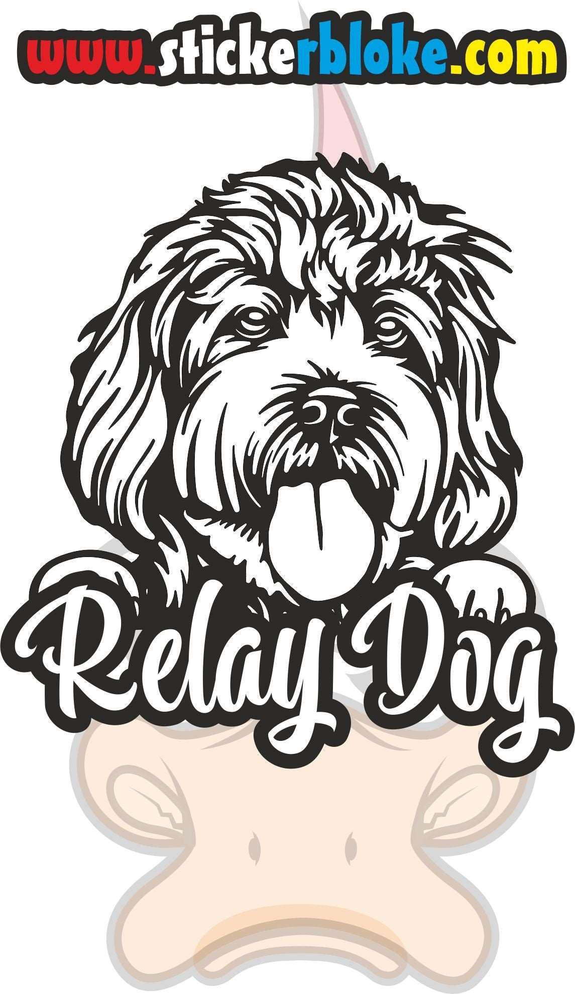 RELAY DOG COCKAPOO STICKER – STICKERBLOKE