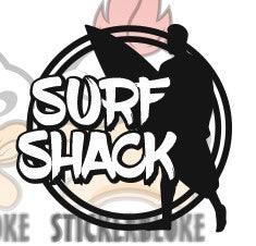 SURF SHACK MALE SURFER - STICKERBLOKE