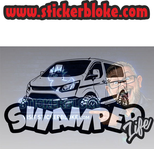 TRANSIT SWAMPER LIFE – STICKERBLOKE