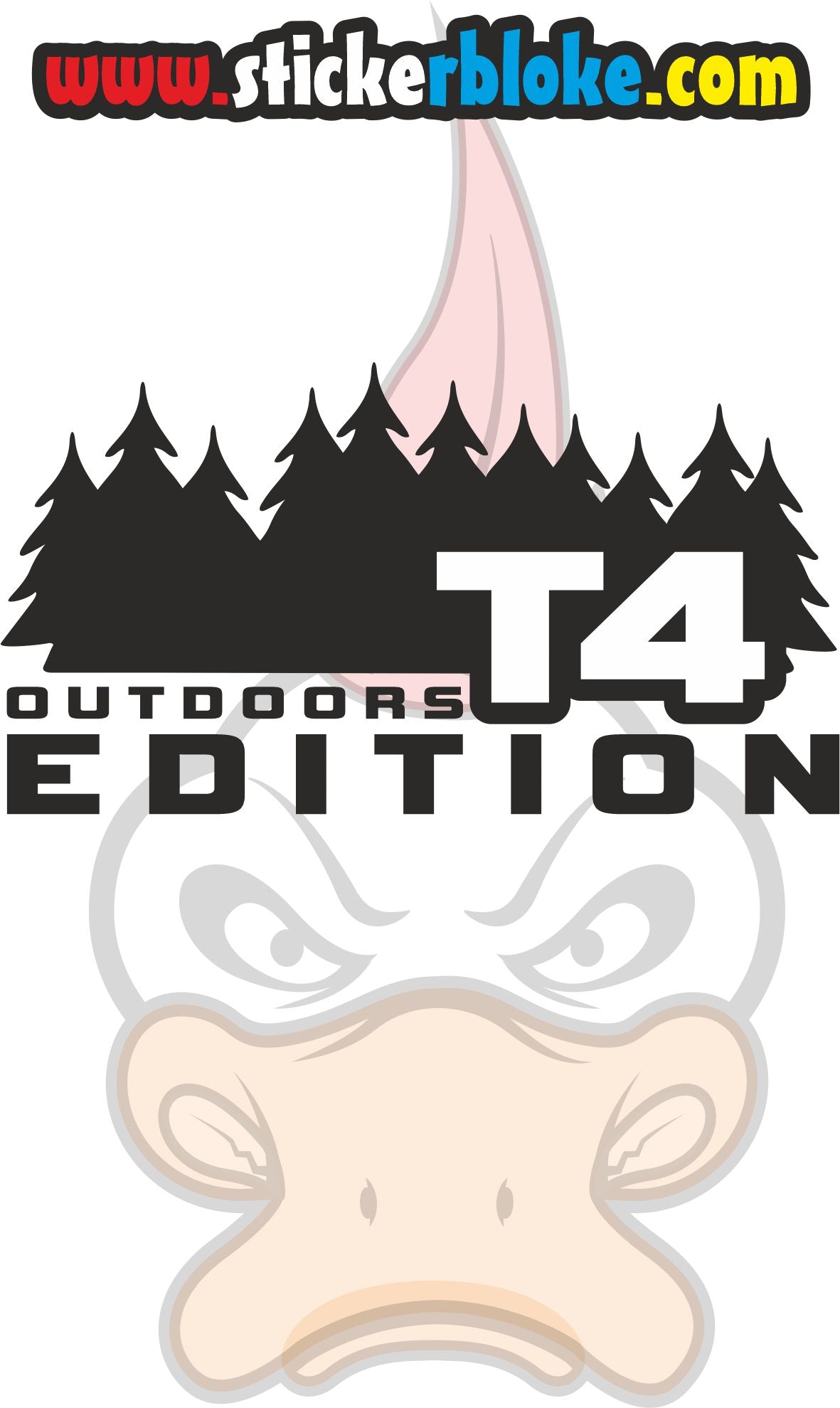 T4 OUTDOORS EDITION – STICKERBLOKE