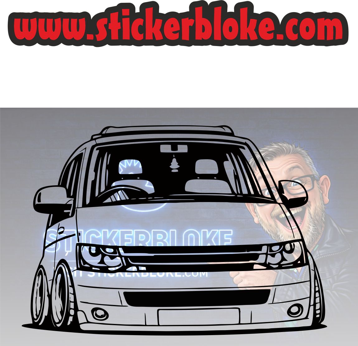 T5 CARTOON STYLE FRONT VIEW